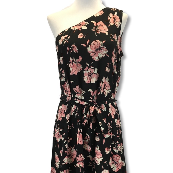 DR2 by Daniel Rainn One Shoulder Floral Dress - Picture 3 of 8
